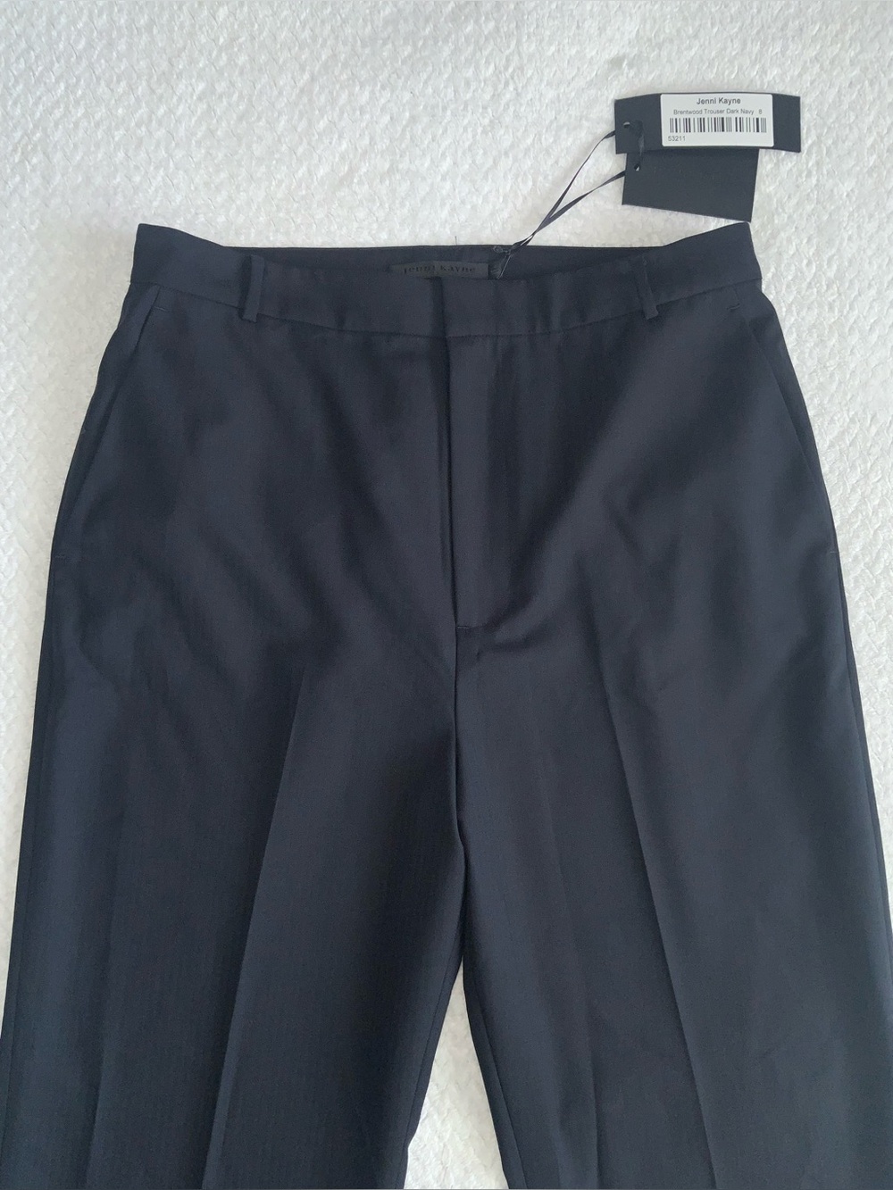 Jenni Kayne Brentwood Dark Navy Trouser - Picture 3 of 11